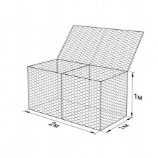 Габион ГСИ-К-2,0х1,0х1,0-С100-2,7-ЦАММ в Кострома